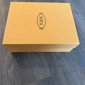 TODS Yellow Shoe Box